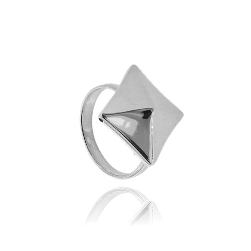 ANELLO BORCHIA IN ARGENTO TIT 925 MISURA REGOLABILE