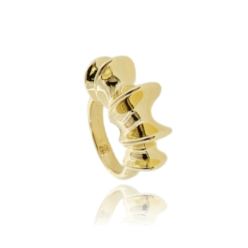 ANELLO BRUCO IN ARGENTO TIT 925