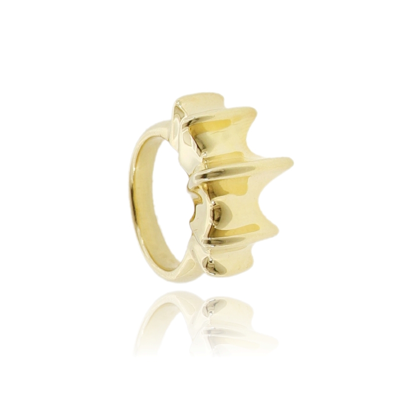 ANELLO SEGMENTI IN ARGENTO TIT 925
