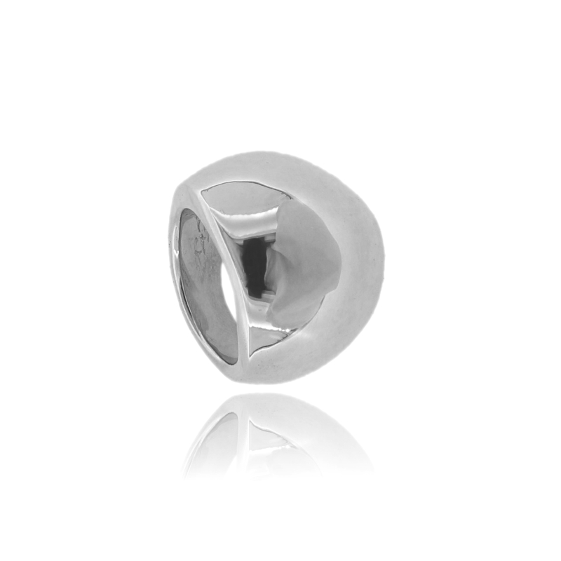 ANELLO BOMBATO IN ARGENTO TIT 925