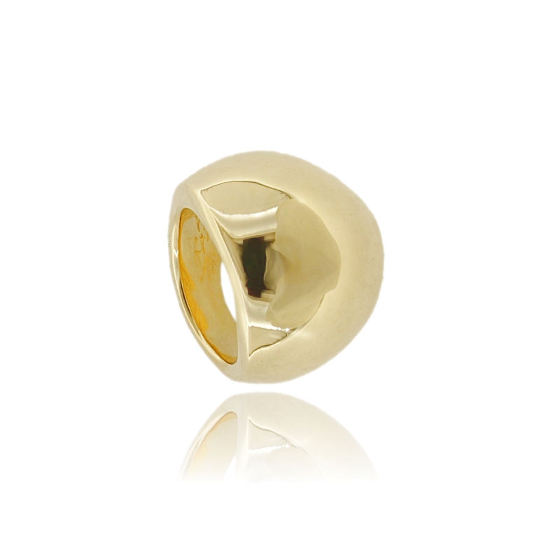 ANELLO BOMBATO IN ARGENTO TIT 925