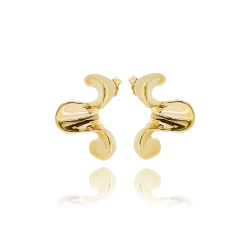 ORECCHINI ONDA IN ARGENTO TIT 925