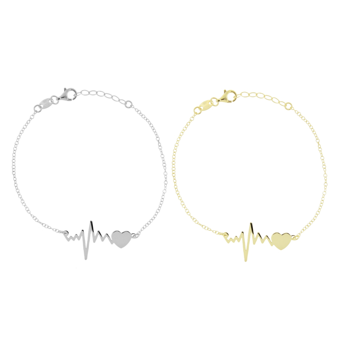 BRACCIALE ROLO BATTITO IN ARGENTO TIT 925‰ CM 18-20