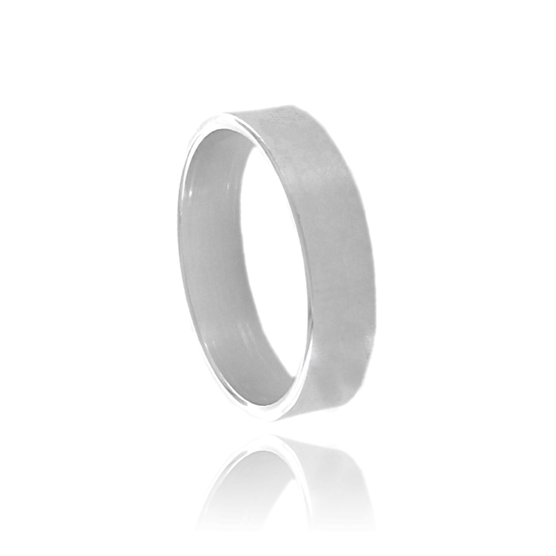 ANELLO FASCIA FRANCESE MM 5 IN ARGENTO TIT 925‰