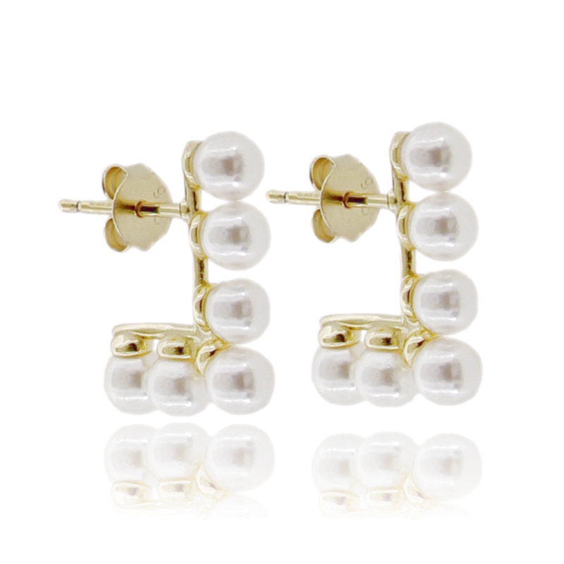 ORECCHINI IN ARGENTO TIT 925 E PERLE