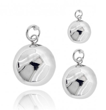 CIONDOLO CHIAMA ANGELI IN ARGENTO RODIATO TIT 925‰