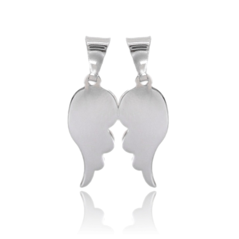 CIONDOLI DIVISIBILI ALI IN ARGENTO RODIATO TIT 925