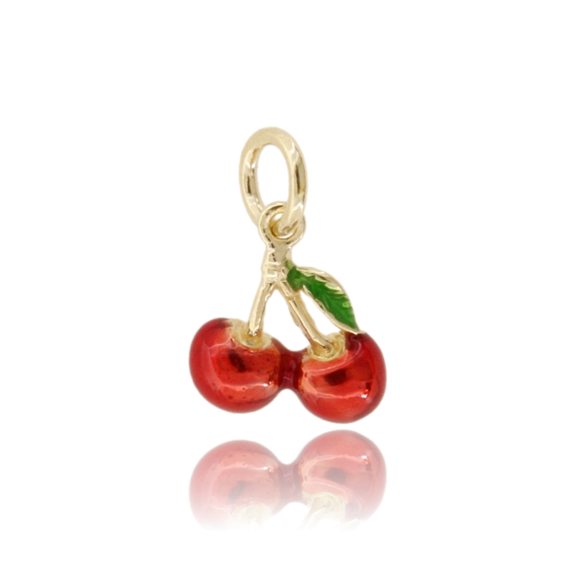 CIONDOLO CILIEGE MM 17X14 IN ARGENTO MICROFUSO E BRUNITO TIT 800
