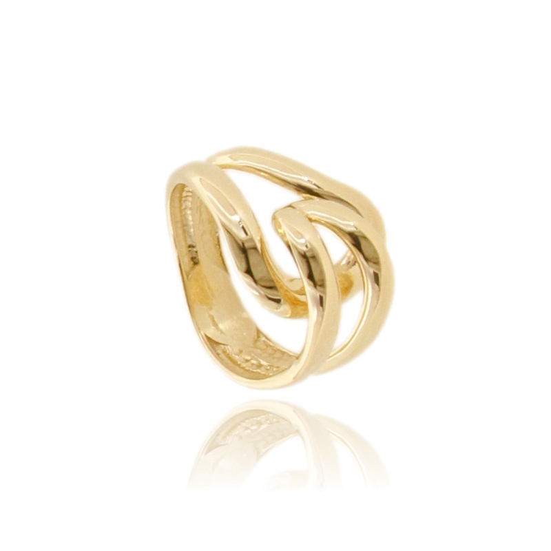 ANELLO INTRECCIO IN ARGENTO TIT 925 MISURA REGOLABILE