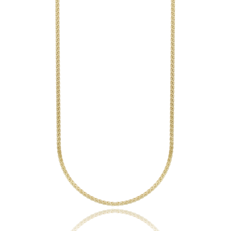 COLLANA SEMIRIGIDA INFINITO MM 4 IN ARGENTO TIT 925 CM 38-43