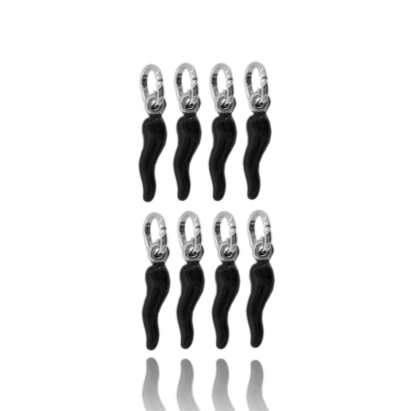 CIONDOLO CORNO IN ARGENTO TIT 925
