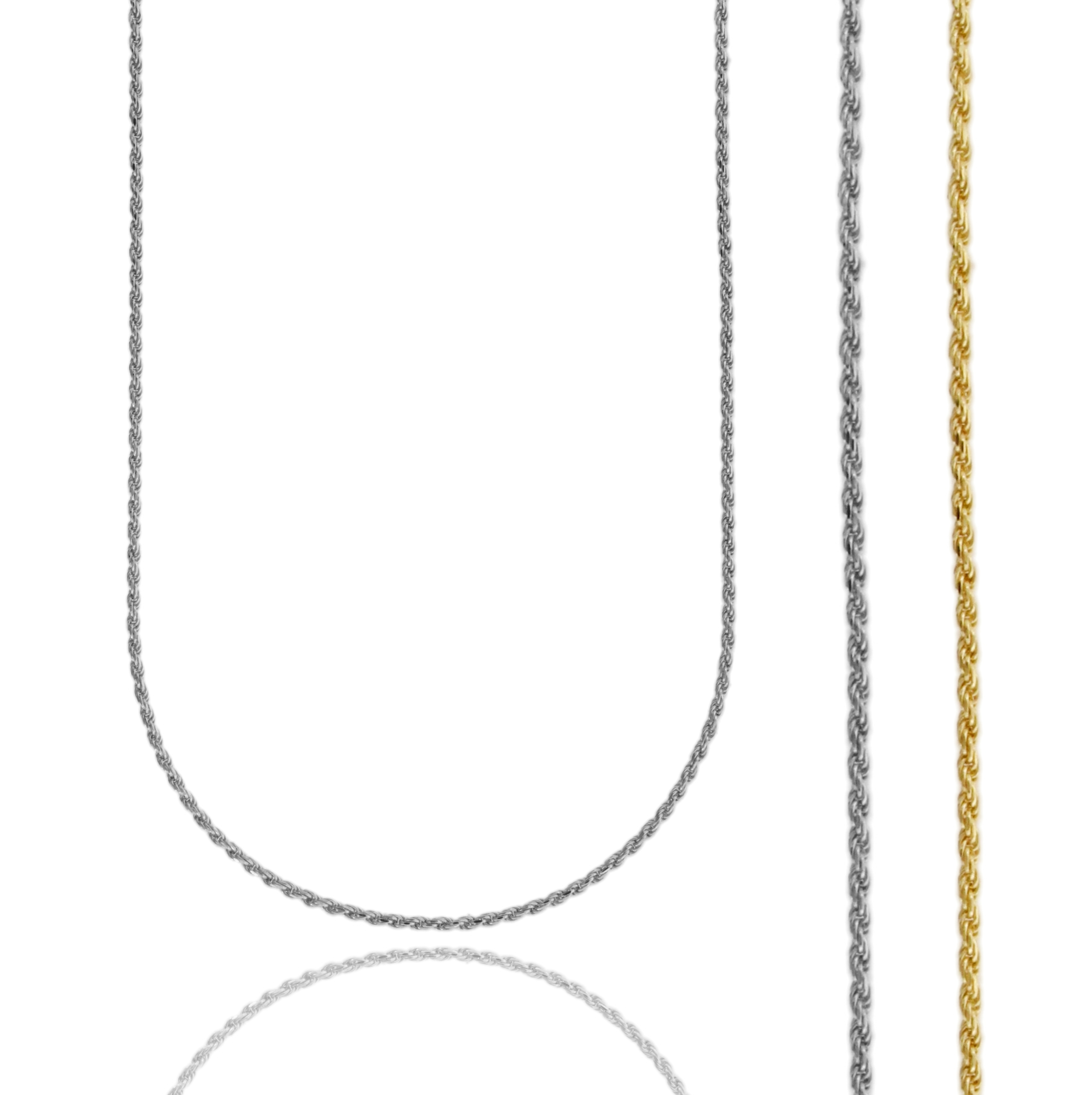 CATENA FUNETTA MM 1,3 PZ 3 IN ARGENTO TIT 925‰