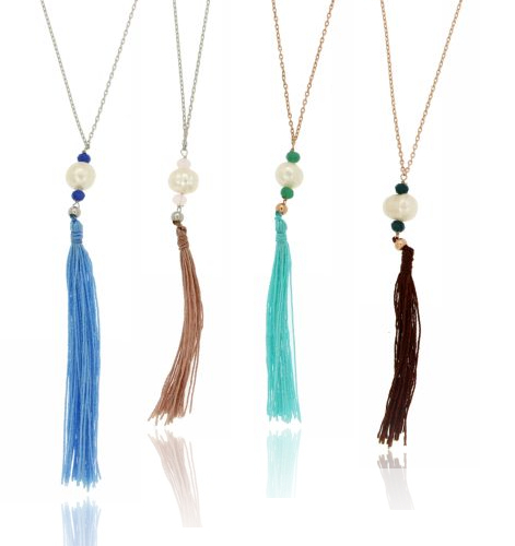 COLLANA FORZATINA CM 65 CON CROCE, MADONNINA E PIETRE IN ARGENTO TIT 925 E CIUFFETTO IN COTONE