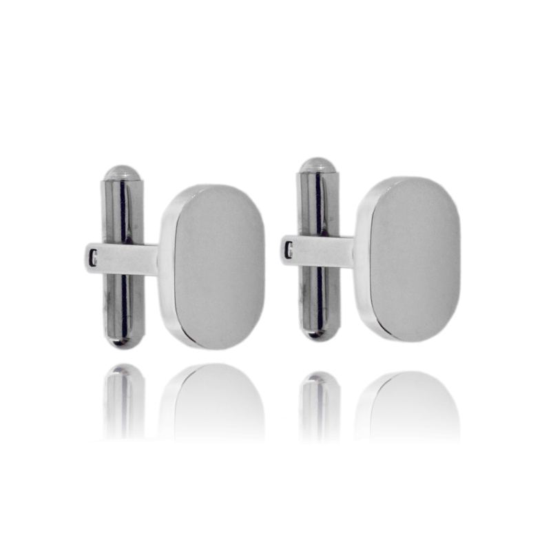 GEMELLI OVALI MM 10X15 IN ACCIAIO