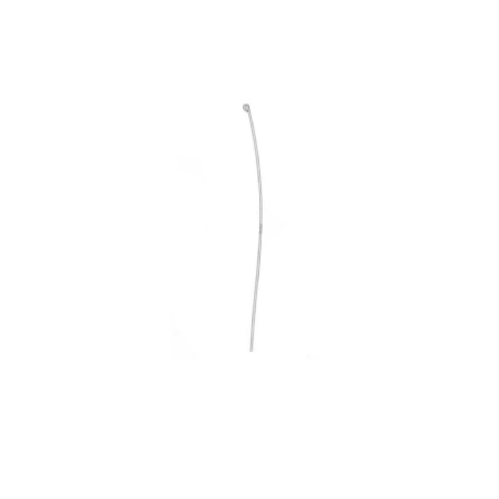 CHIODINO FILO MM 0,6 LUNGHEZZA CM 3 IN ARGENTO RODIATO TIT 925