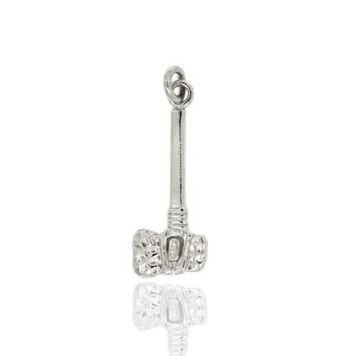 CIONDOLO ASCIA COWBOY MM 25X9 IN ARGENTO RODIATO TIT 925‰