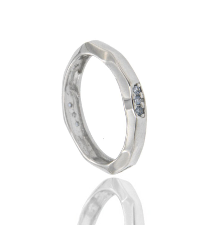 ANELLO IN ARGENTO TIT 925 CON ZIRCONI